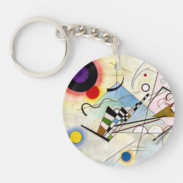 Kandinsky Composition 8 Keychain (Front)