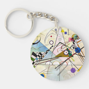 Kandinsky Composition 8 Keychain