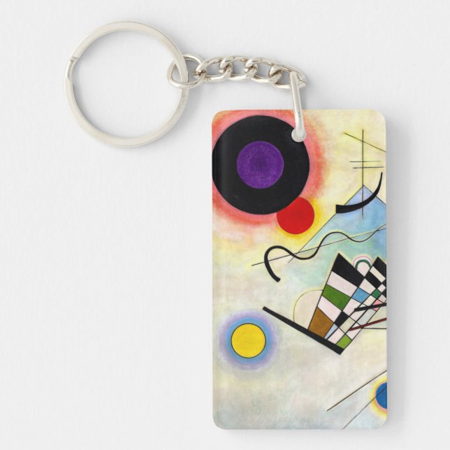 Kandinsky Composition 8 Keychain (Front)