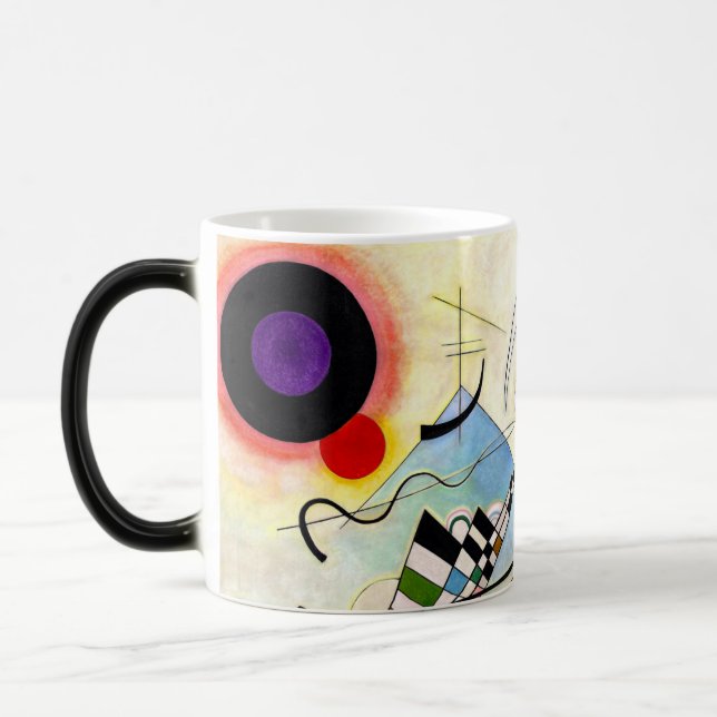 Kandinsky Composition 8 Magic Mug (Left)