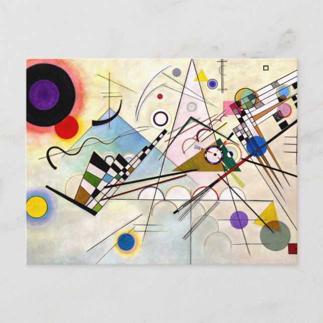 Kandinsky Composition 8 Postcard (Front)