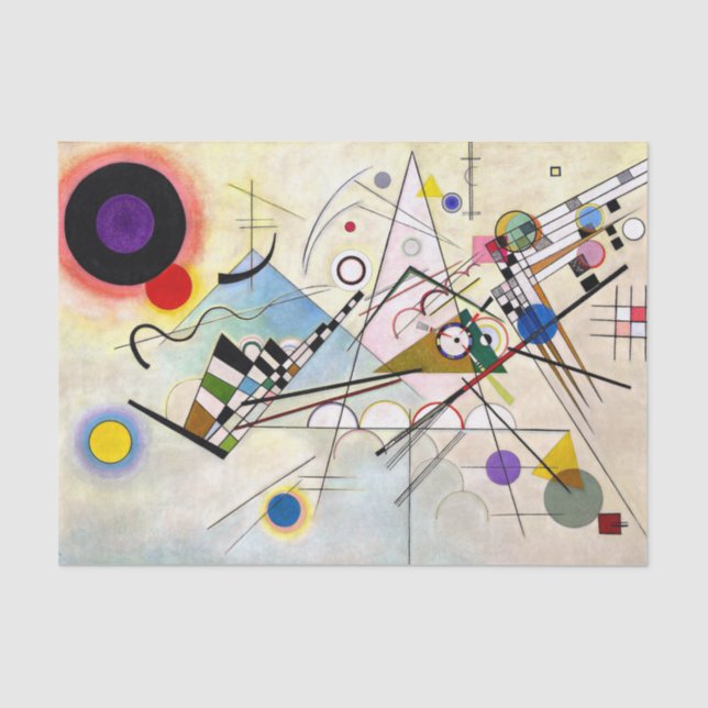 Kandinsky Composition 8 Tissue Paper (Front)