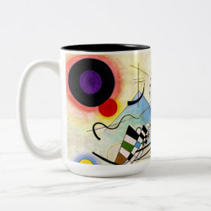 Kandinsky Composition 8 Two-Tone Coffee Mug