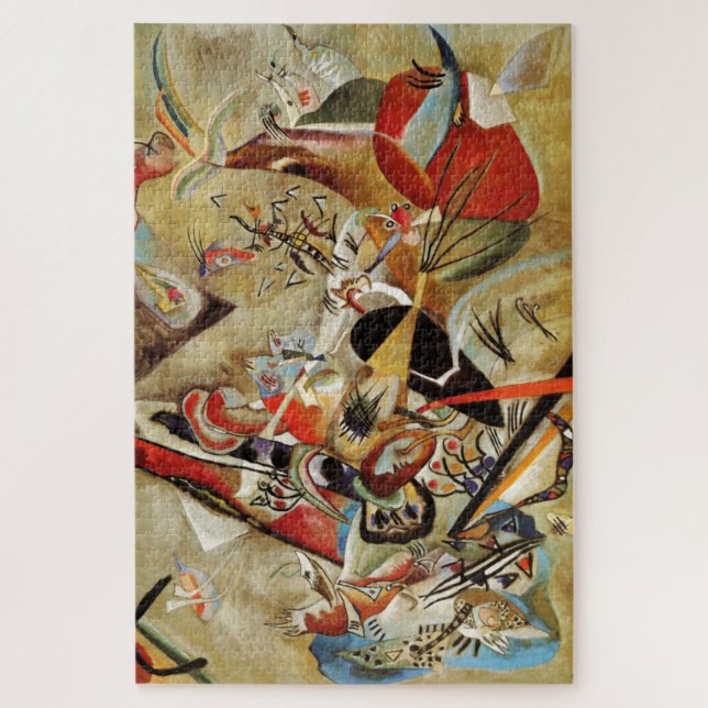 Kandinsky Composition Abstract Art Painting Jigsaw Puzzle (Vertical)