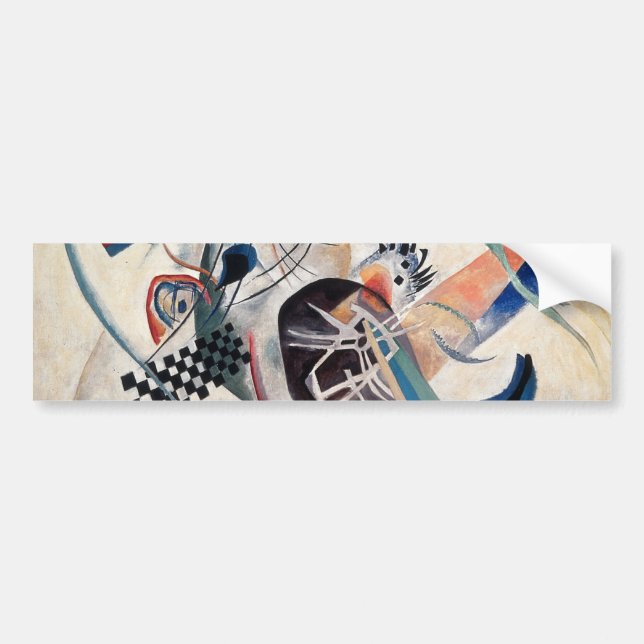 Kandinsky Composition Abstract Bumper Sticker (Front)