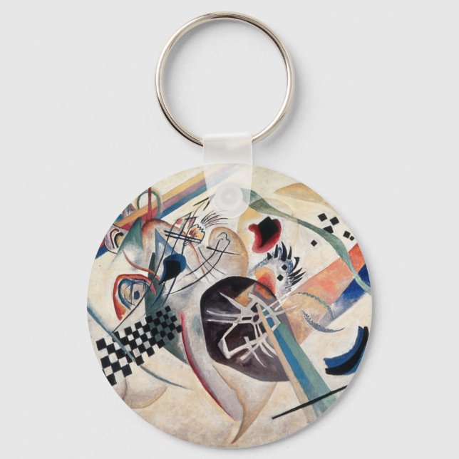 Kandinsky Composition Abstract Keychain (Front)