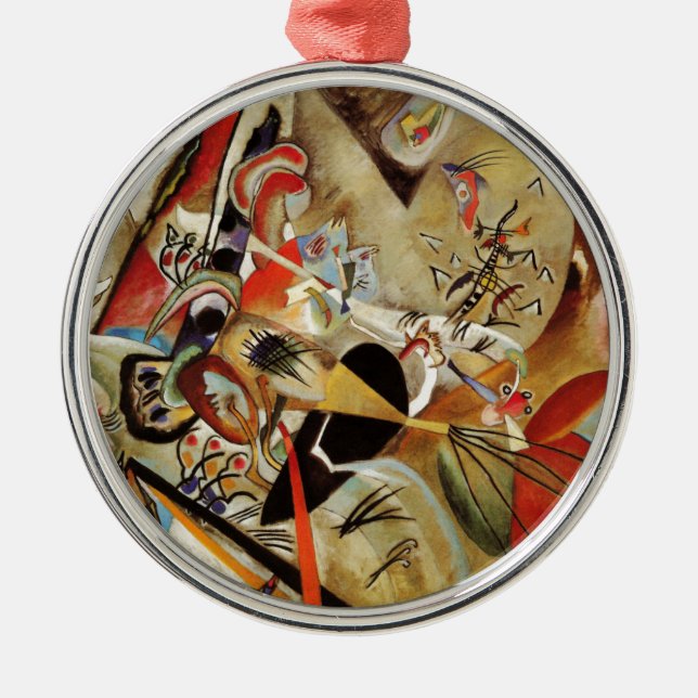 Kandinsky Composition Abstract Metal Ornament (Front)