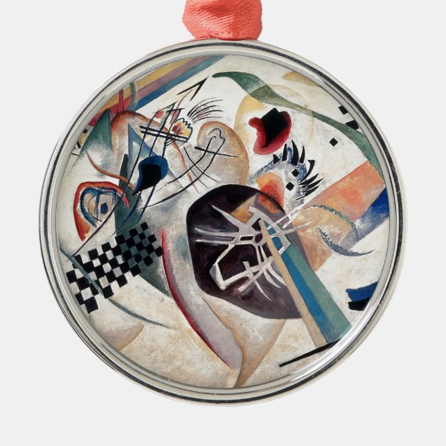 Kandinsky Composition Abstract Metal Ornament (Front)