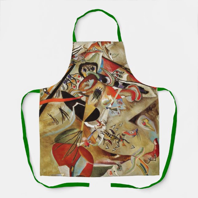 Kandinsky Composition Abstract Painting Apron (Front)