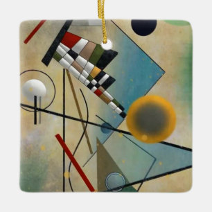 Kandinsky Composition Abstract Painting Ceramic Ornament