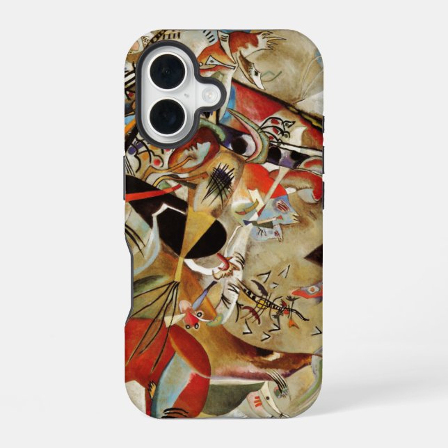 Kandinsky Composition Abstract Painting iPhone 16 Case (Back)