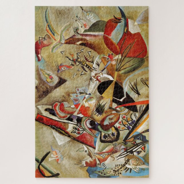 Kandinsky Composition Abstract Painting Jigsaw Puzzle (Vertical)