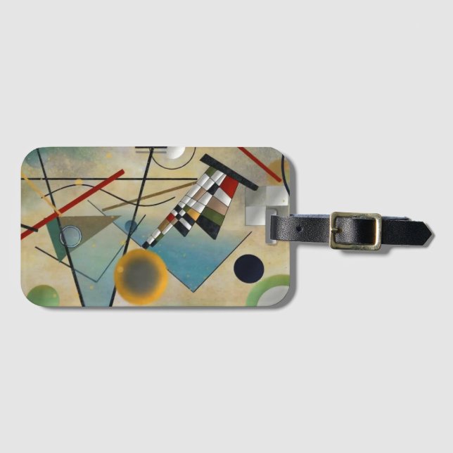 Kandinsky Composition Abstract Painting Luggage Tag (Front Horizontal)