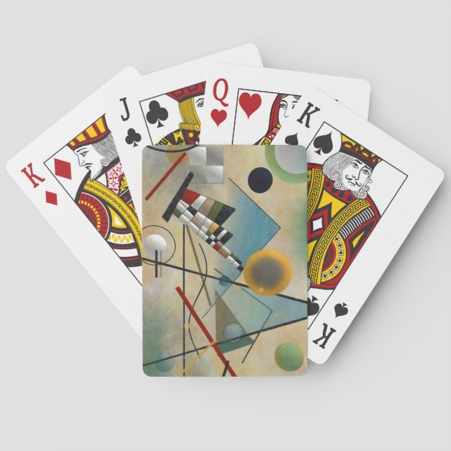 Kandinsky Composition Abstract Painting Playing Cards (Back)