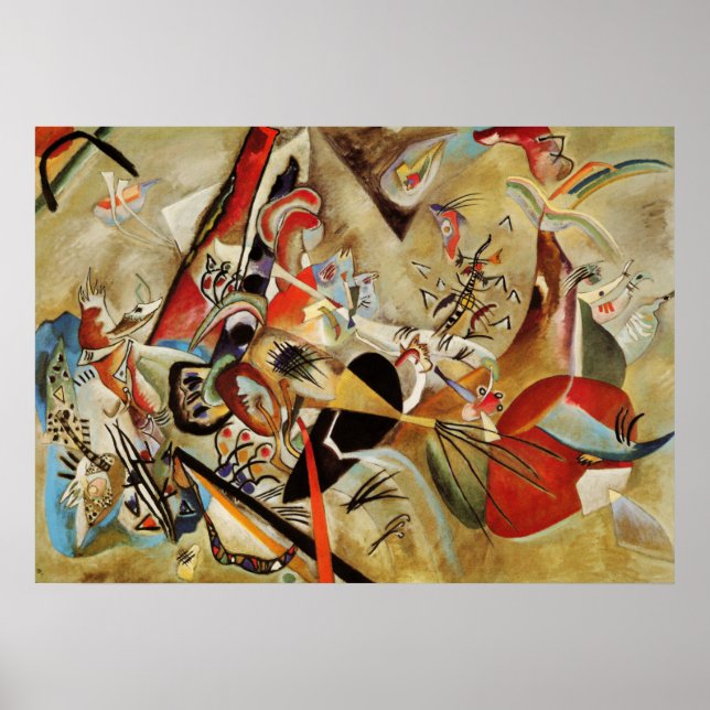 Kandinsky Composition Abstract Painting Poster (Front)