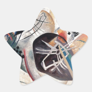 Kandinsky Composition Abstract Star Sticker