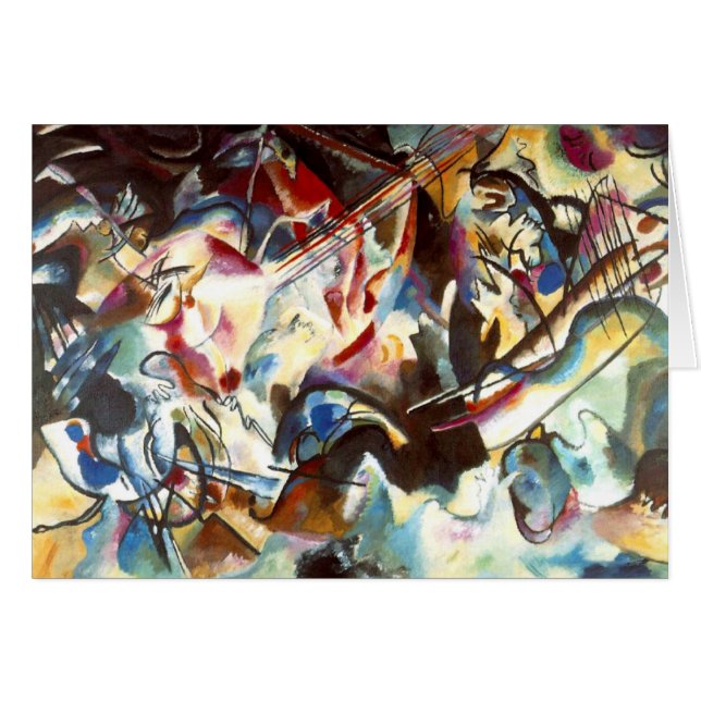 Kandinsky Composition Abstraite VI (Devant horizontal)