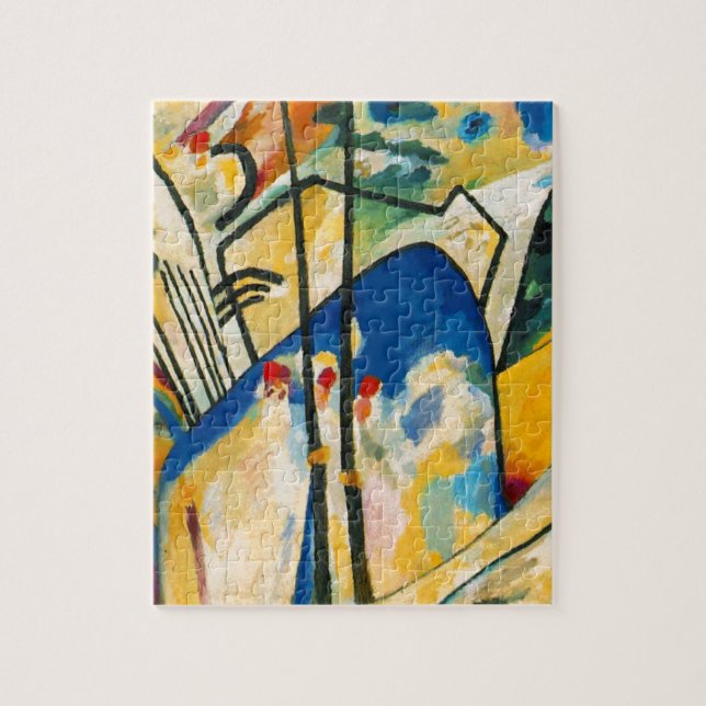 Kandinsky Composition IV Jigsaw Puzzle (Vertical)