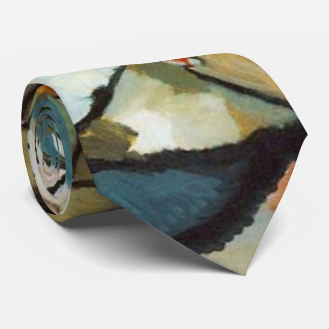 Kandinsky Composition V Abstract Art Tie (Rolled)
