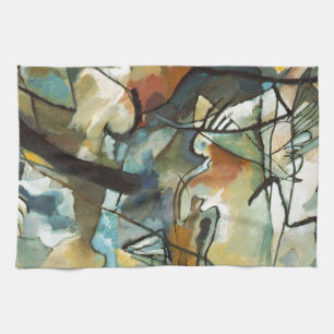 Kandinsky Composition V Abstract Painting Kitchen Towel