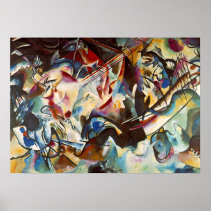 Kandinsky Composition VI Abstract Canvas Painting Poster