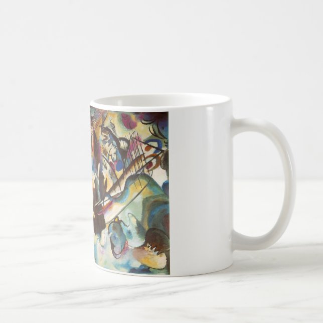 Kandinsky Composition VI Abstract Painting Coffee Mug (Right)
