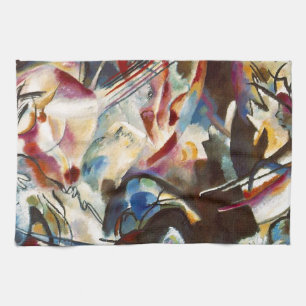 Kandinsky Composition VI Abstract Painting Kitchen Towel