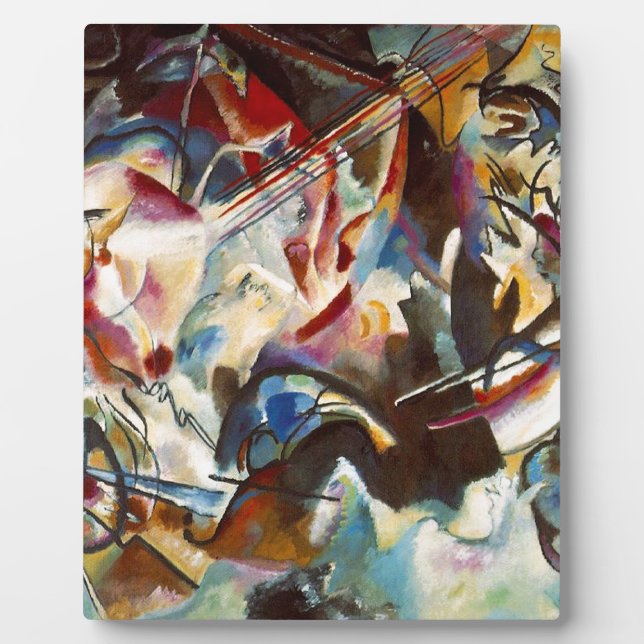 Kandinsky Composition VI Abstract Painting Plaque (Front)