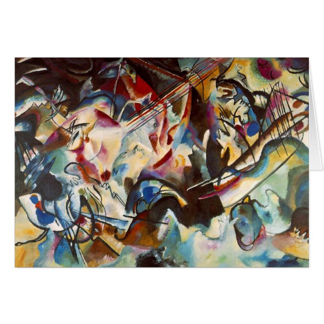 Kandinsky Composition VI Peinture Abstraite (Devant horizontal)