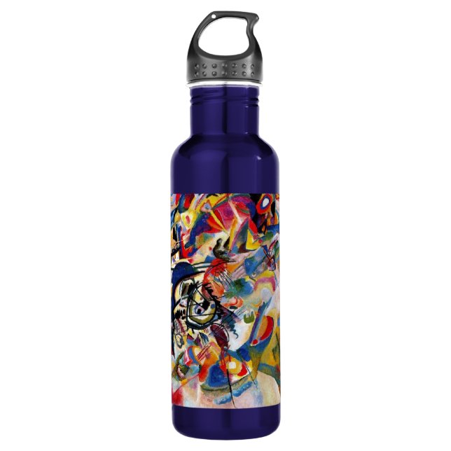 Kandinsky Composition VII Abstract Painting 710 Ml Water Bottle (Front)