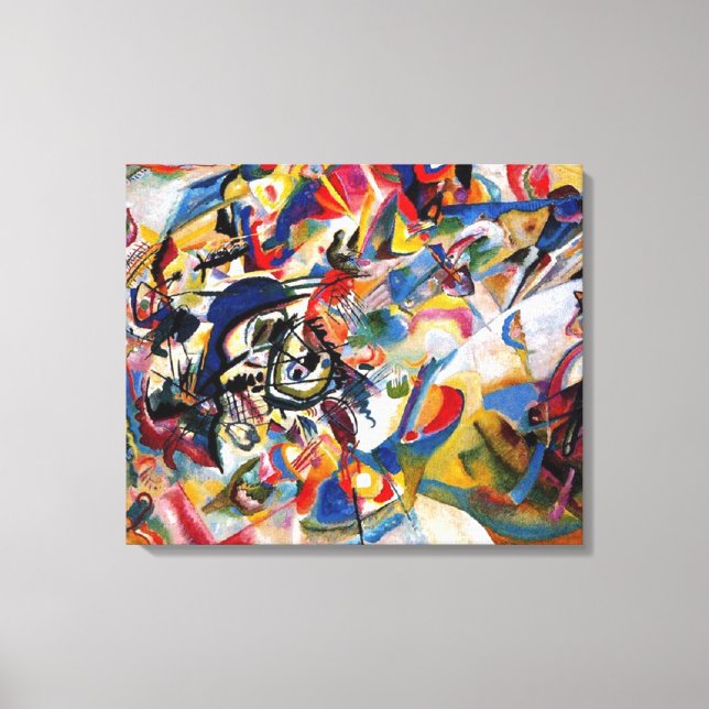 Kandinsky Composition VII Abstract Painting Canvas Print (Front)