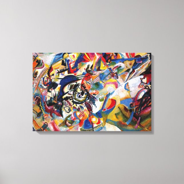 Kandinsky Composition VII Abstract Painting Canvas Print (Front)