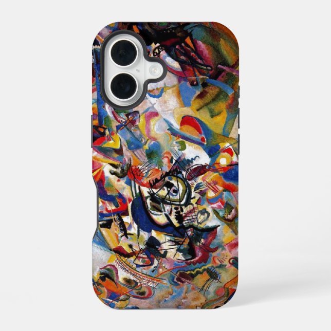 Kandinsky Composition VII Abstract Painting iPhone 16 Case (Back)