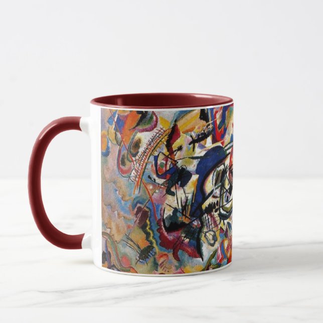 Kandinsky Composition VII Abstract Painting Mug (Left)