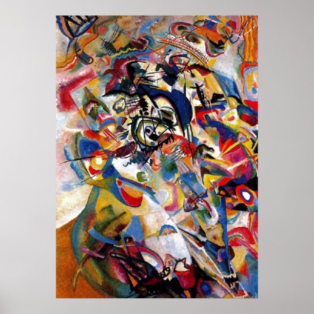 Kandinsky Composition VII Abstract Painting Poster (Front)