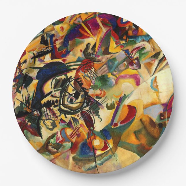 Kandinsky - Composition VII Paper Plate (Front)