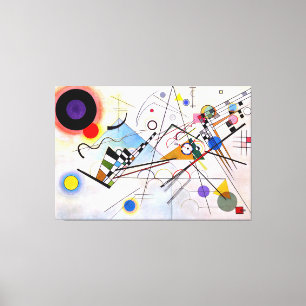 KANDINSKY - COMPOSITION VIII - 1923 - Bauhaus - Canvas Print