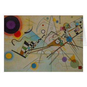 Kandinsky Composition VIII Carte de peinture à l'h