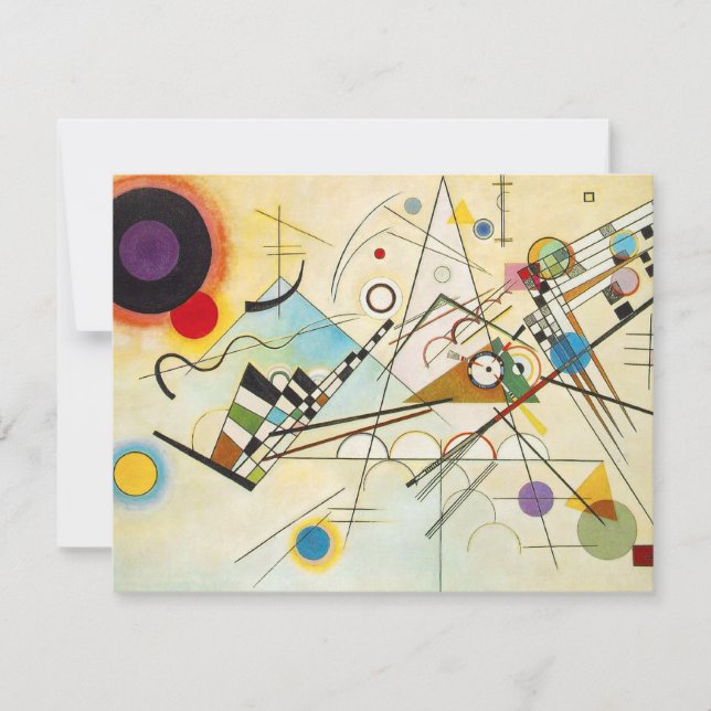 Kandinsky Composition VIII Invitations (Front)