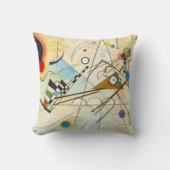 Kandinsky Composition VIII Pillow (Front)