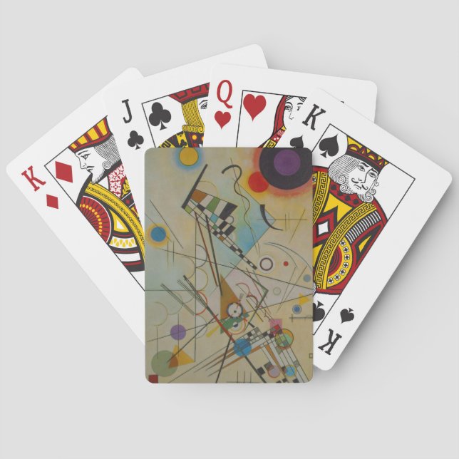 Kandinsky Composition VIII Playing Cards (Back)