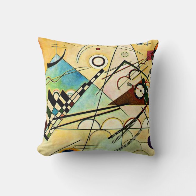 Kandinsky - Composition VIII Throw Pillow (Front)