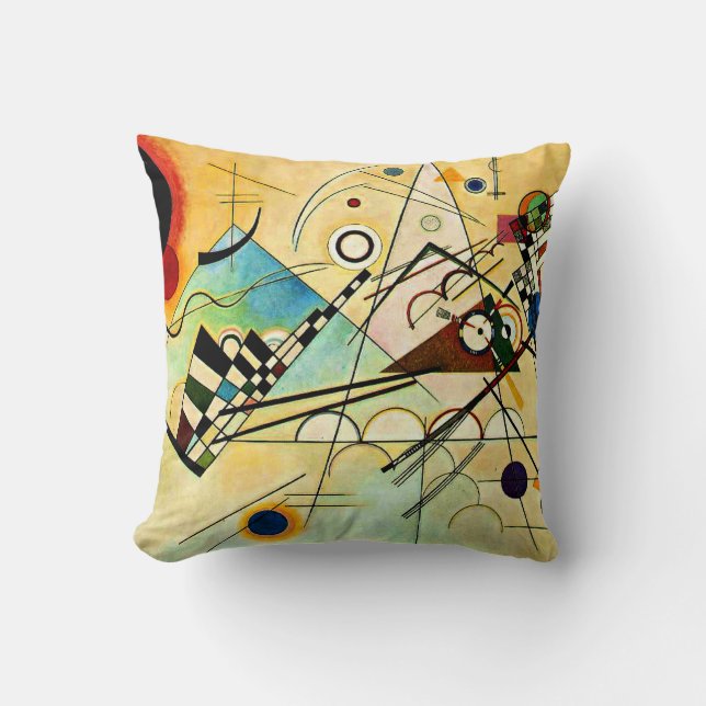 Kandinsky - Composition VIII Throw Pillow (Front)