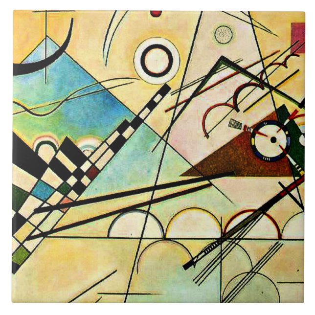 Kandinsky - Composition VIII Tile (Front)