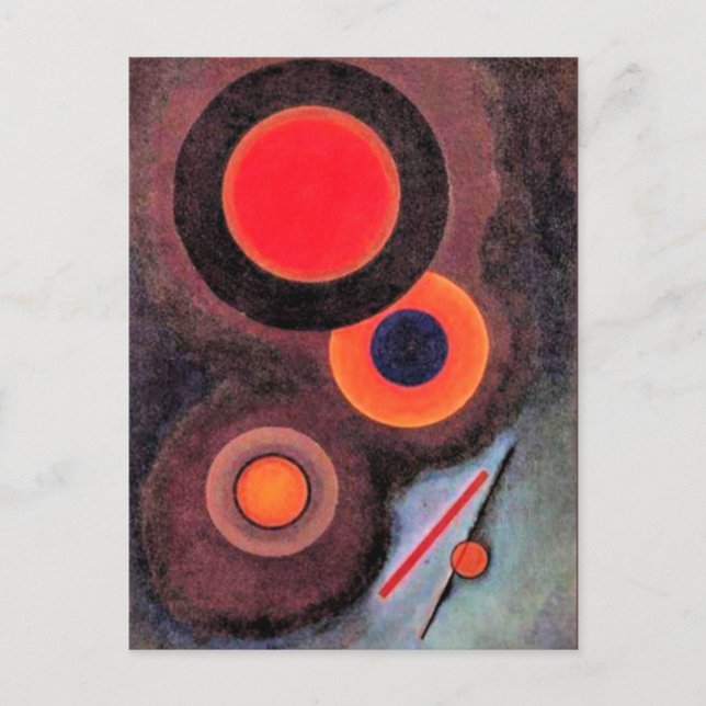 Kandinsky - Composition with Circles Postcard (Front)