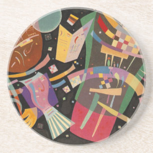 Kandinsky Composition X Abstract Artwork Coaster