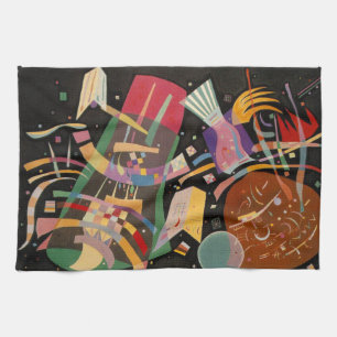 Kandinsky Composition X Abstract Artwork Kitchen Towel