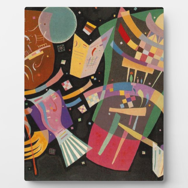Kandinsky Composition X Abstract Artwork Plaque (Front)