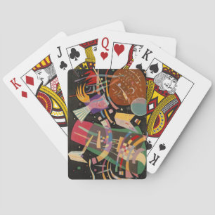 Kandinsky Composition X Abstract Artwork Playing Cards