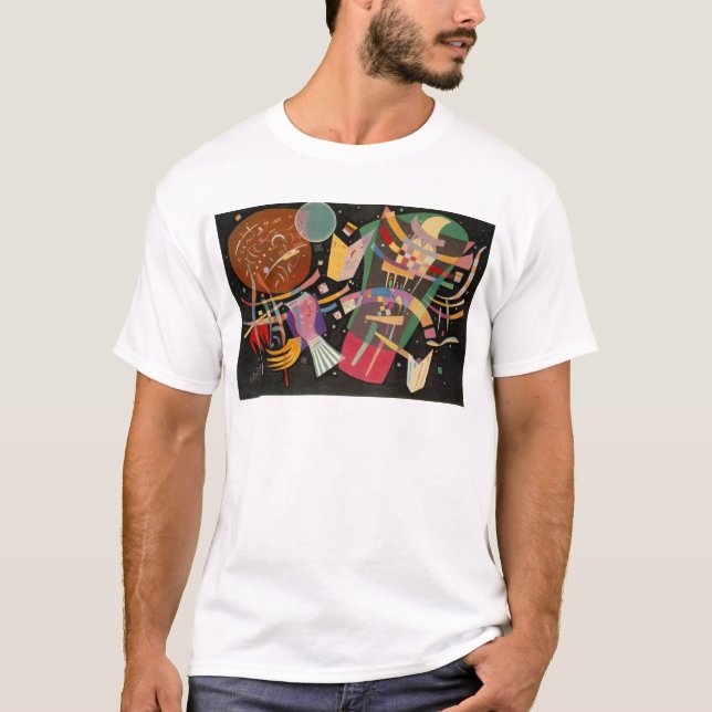 Kandinsky Composition X Abstract Artwork T-Shirt (Front)